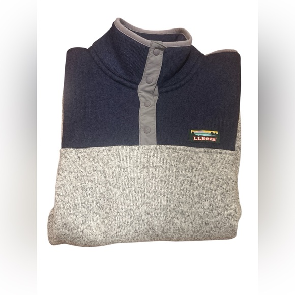 L.L. Bean Tops - LL BEAN | Sweater fleece pullover quarter snap XXS